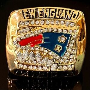 NEW ENGLAND PATRIOTS INSPIRED FAN RING